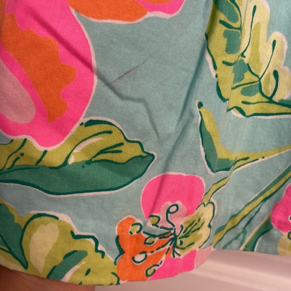 Lilly Pulitzer Girls Dress Size 4 Little Kingston Floral Dress - Picture 3 of 6